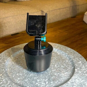 WeatherTech CupFone Black Universal Auto Car Cell Phone Holder BLUE KNOB